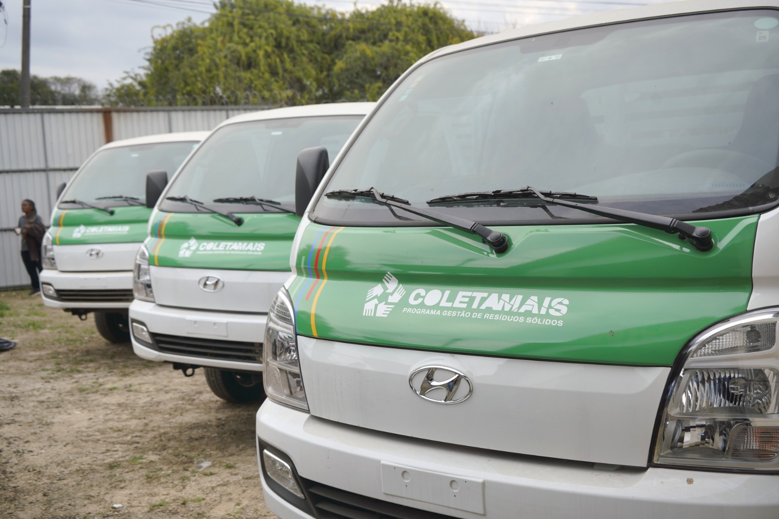 Equipamentos, como caminhões, esteiras e prensas, vão melhorar a produtividade da reciclagem, com impactos positivos na renda dos trabalhadores Crédito: Alexandre Marchetti/Itaipu Binacional