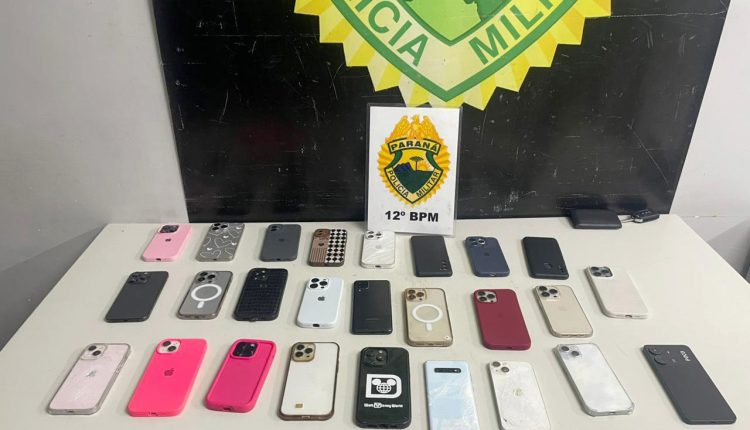 Roubos de celulares caíram mais de 16% no primeiro semestre de 2025 Crédito: SESP