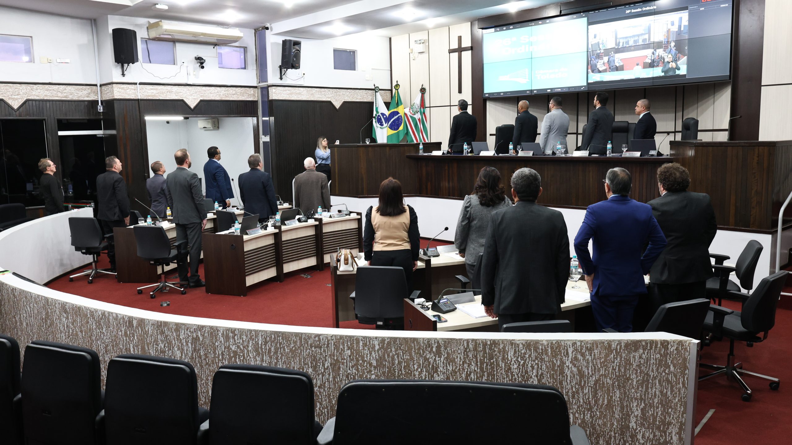 São quatro proposições de autoria dos vereadores e duas do Poder Executivo Crédito: Michelly Domiciano/Câmara dos Vereadores de Toledo