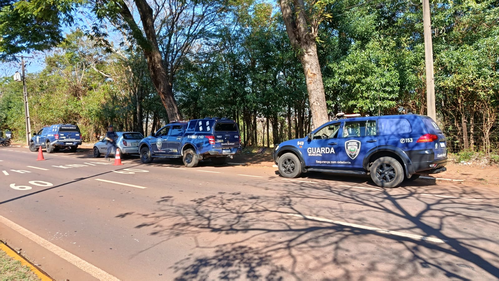 Operação Impacto é realizada na Avenida JJ Muraro e em outros bairros da cidade Créditos: Joana Magnabosco