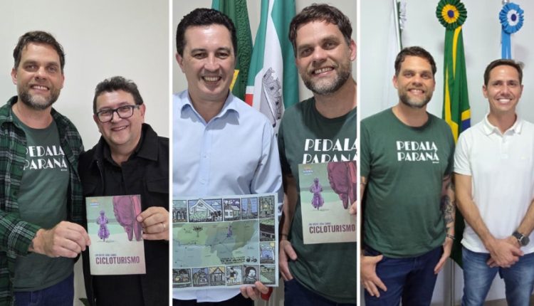 O deputado estadual Goura (PDT) se reuniu, nesta quarta-feira (20), com três prefeitos do Litoral Paranaense: Maurício Sense (Podemos) de Guaratuba, Rudão Gimenes (MDB) de Pontal do Paraná e Júnior Brindaroli de Morretes (PSD). Créditos: Divulgação/Assessoria Parlamentar