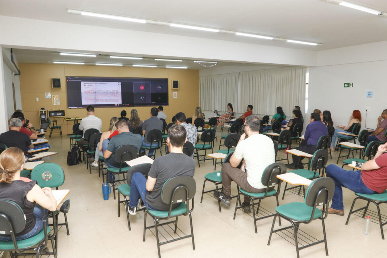 Para o segundo semestre, a instituição já tem mais 12 cursos programados para o mês de agosto Crédito: Carlos Rodrigues/Prefeitura de Toledo