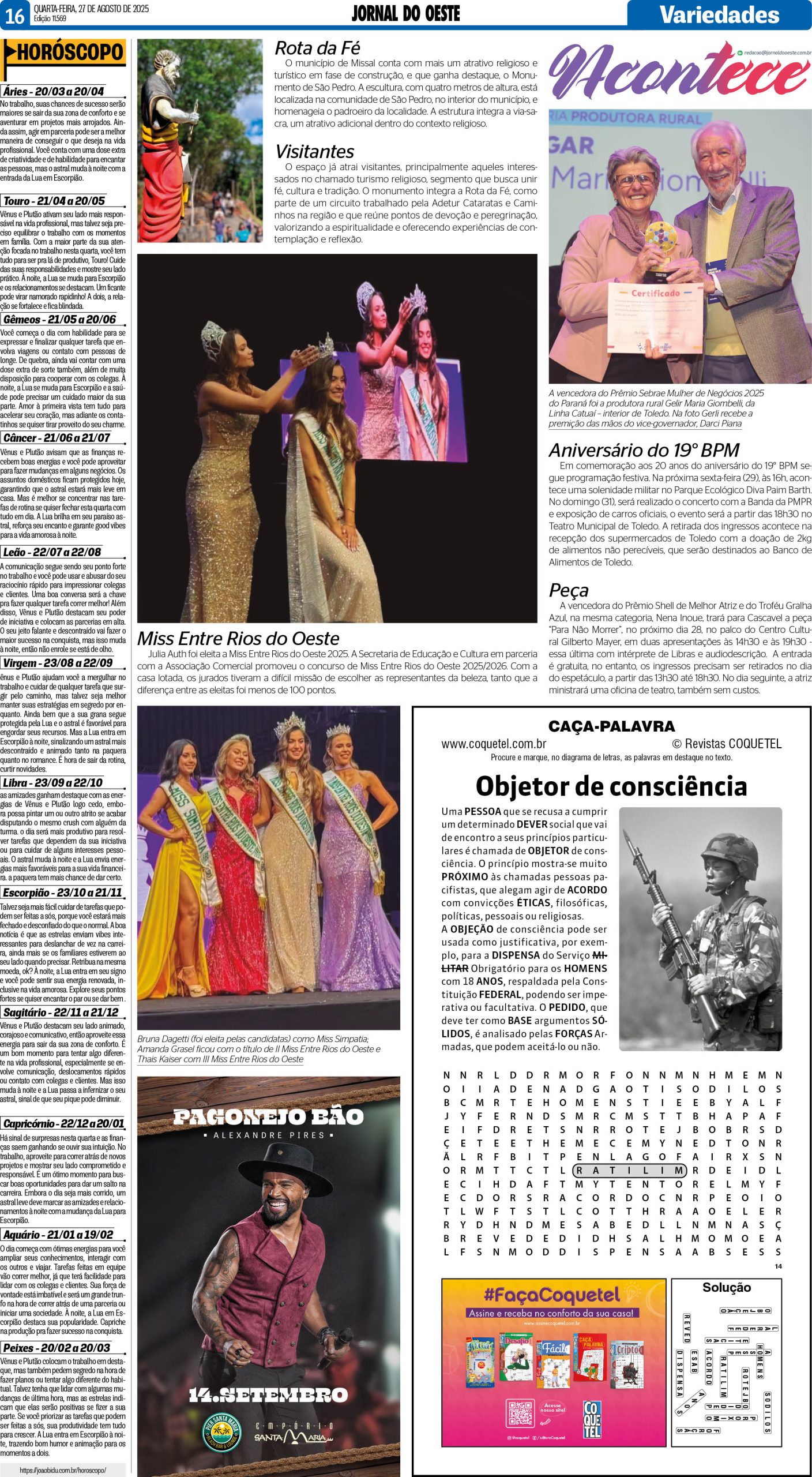 Acontece 27.08.2025