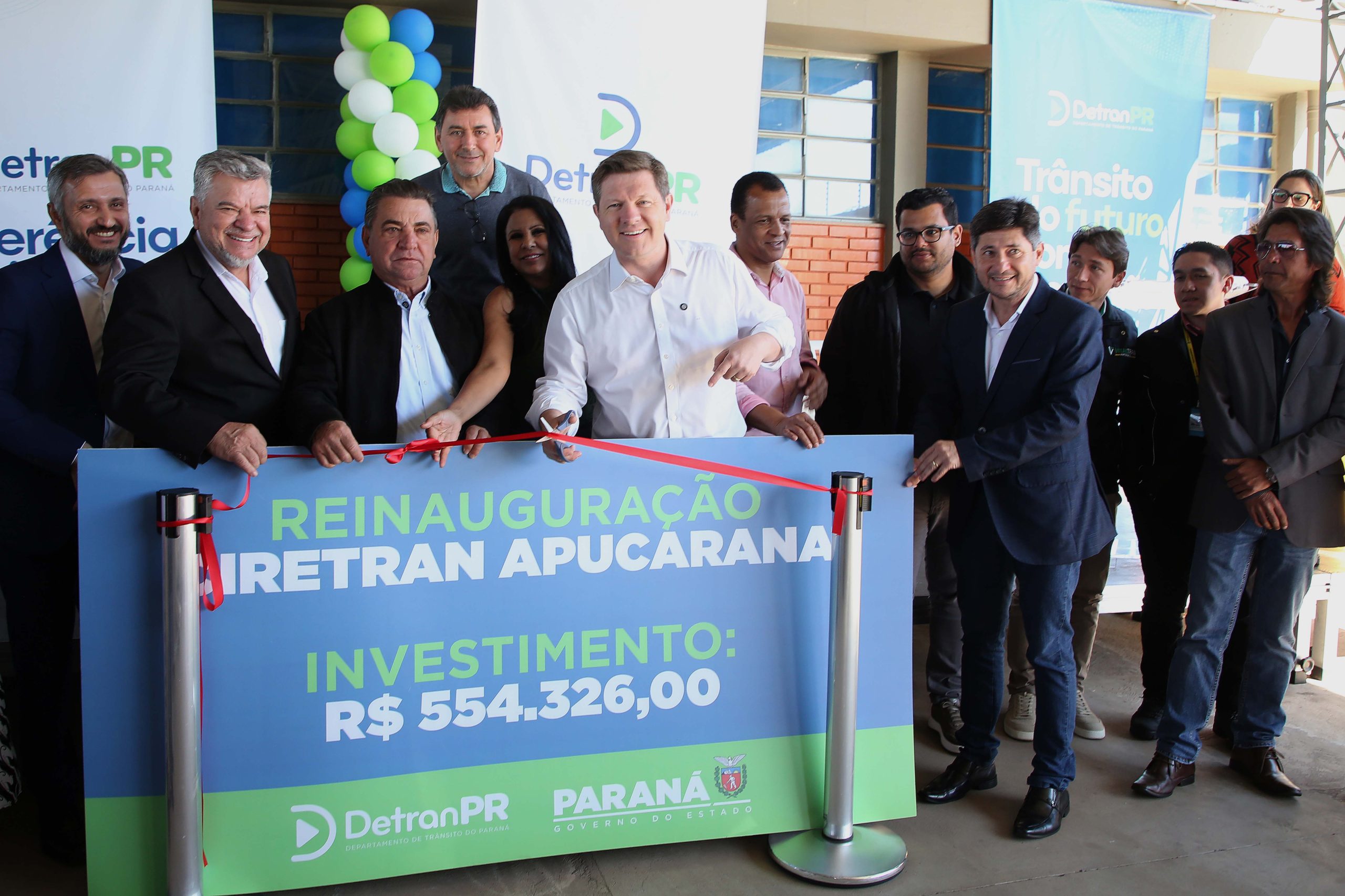 Reinauguração do CIRETRAN de Apucarana/PR - Foto: Giuliano Gomes/Detran-PR Crédito: Giuliano Gomes/Detran
