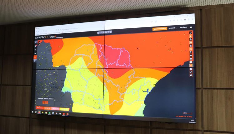Atualizações da plataforma VFogo melhoram controle de queimadas no Paraná Crédito: Defesa Civil