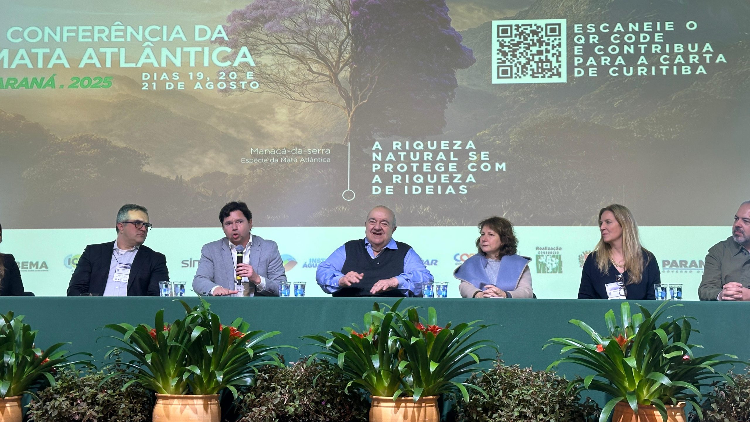 Crédito de biodiversidade do Paraná é destaque na Conferência da Mata Atlântica Crédito: SEDEST-PR