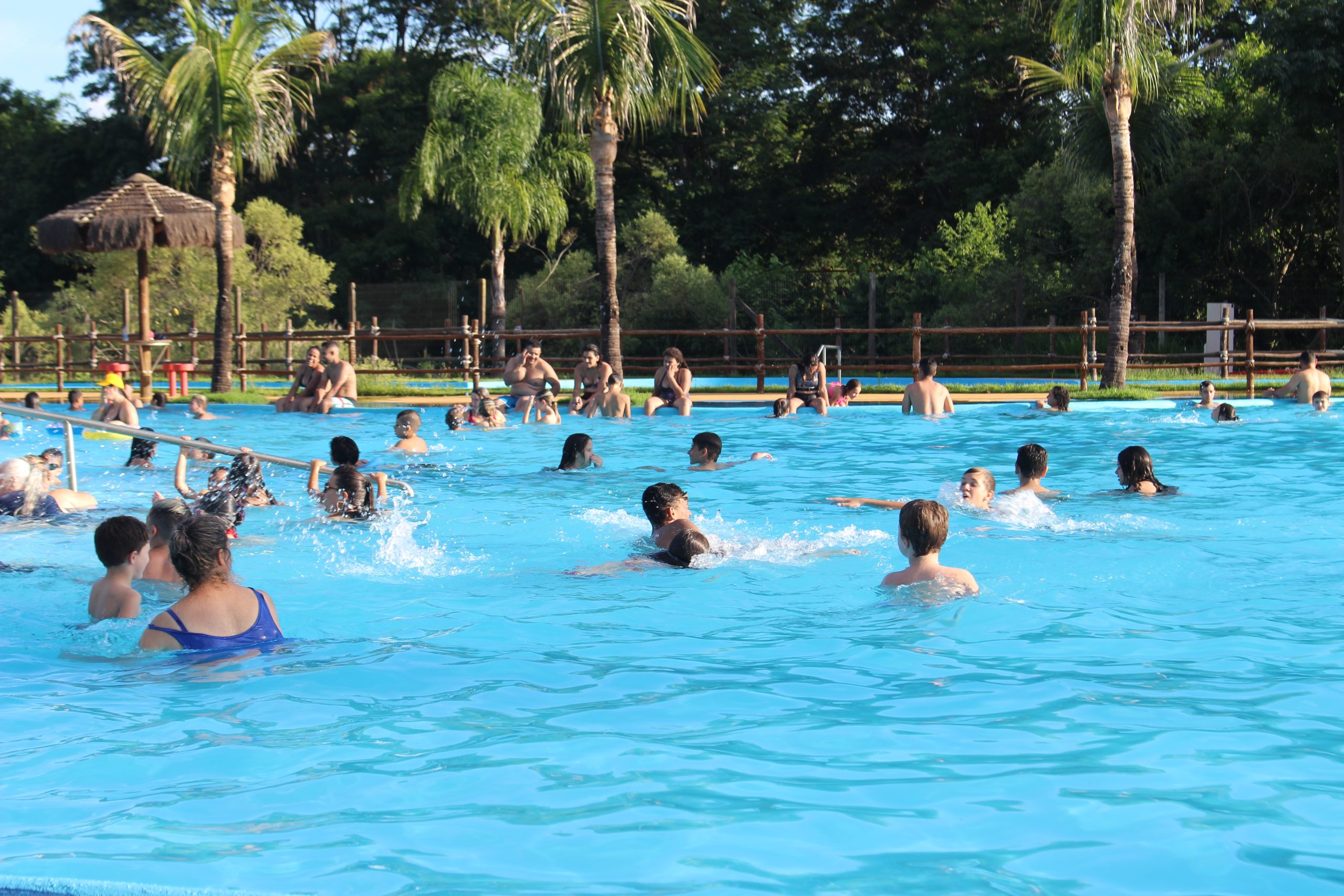 O local conta com uma estrutura completa que oferece momentos de lazer para as famílias Crédito: Franciele Mota/Arquivo JO