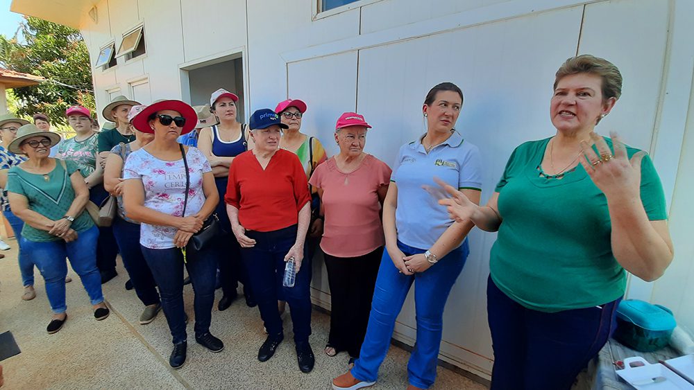 Noemi Rossetto relembra o início da atividade Crédito: Sindicato Rural de Toledo