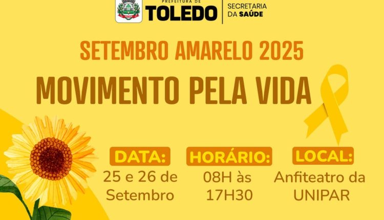Evento é promovido pela Secretaria da Saúde de Toledo Créditos: Divulgação