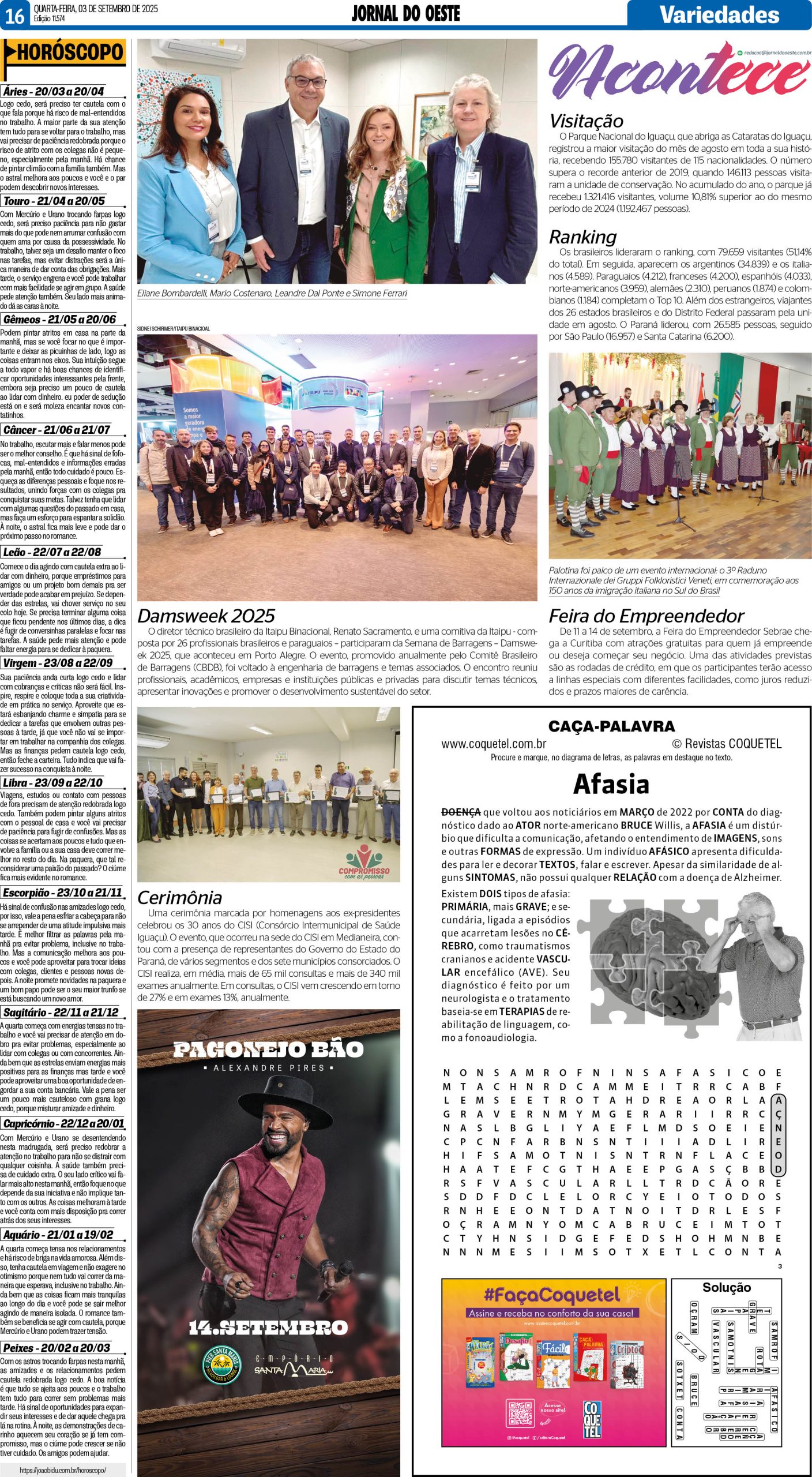 Acontece 03.09.2025