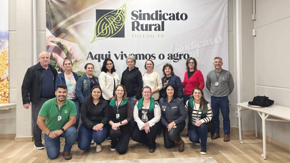 Presidente Gafuri e equipe apresentaram estrutura de apoio ao produtor rural em Toledo Crédito: Sindicato Rural de Toledo