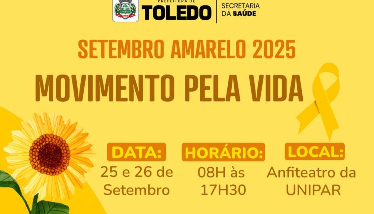 Evento é promovido pela Secretaria da Saúde de Toledo Créditos: Divulgação