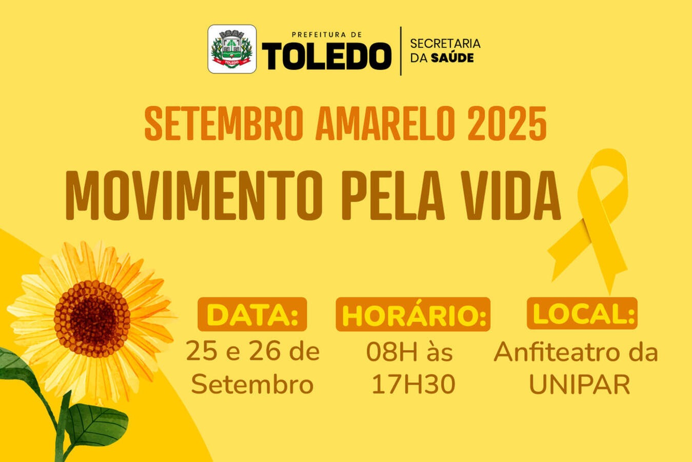 Evento é promovido pela Secretaria da Saúde de Toledo Créditos: Divulgação
