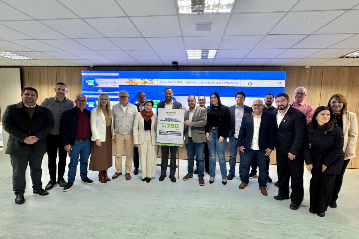 Governo do Paraná lança projeto de Qualificação para Indústria 4.0 em oito cidades do Estado Crédito: SETR-PR