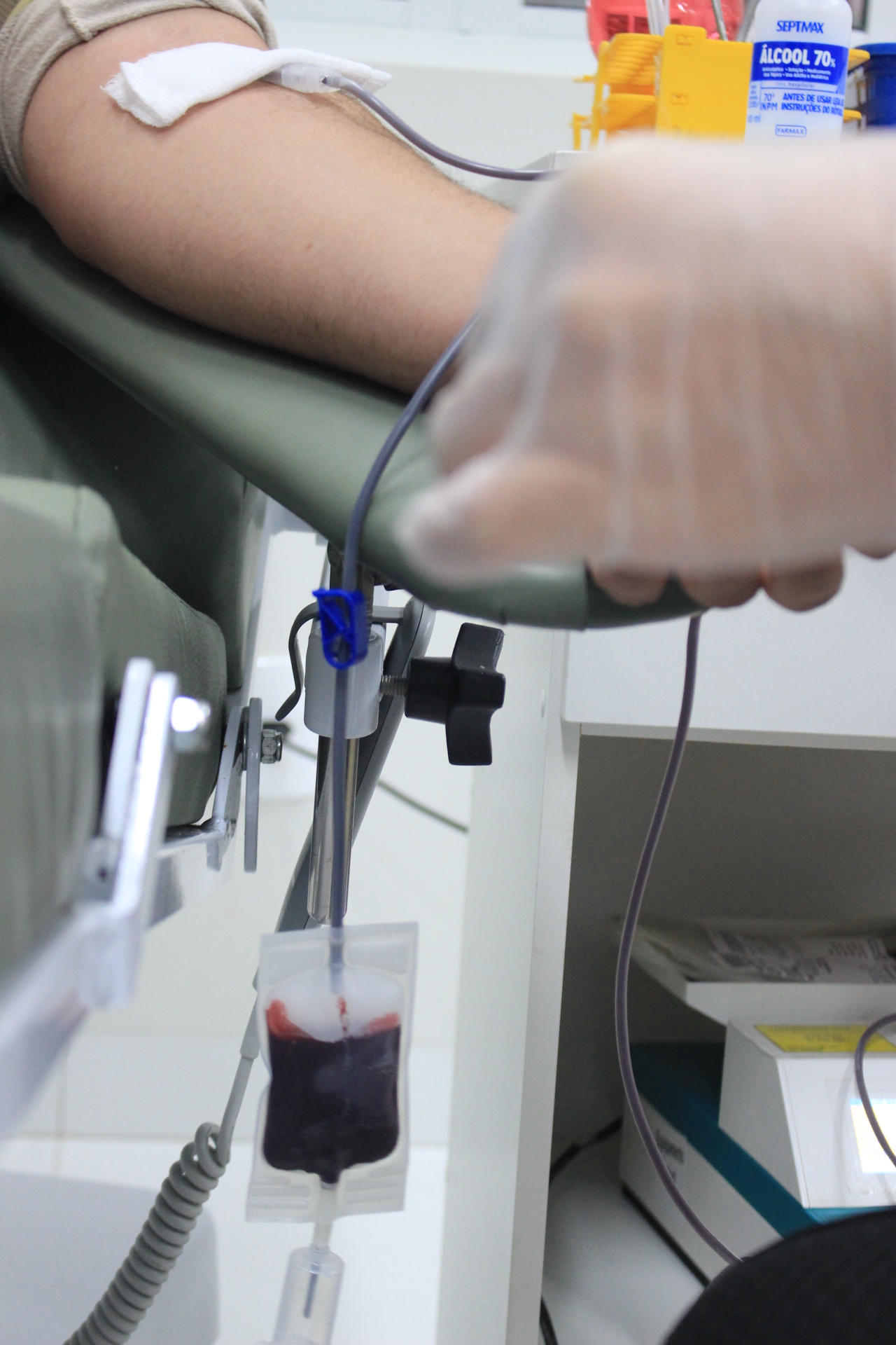O comparecimento do doador de sangue na data e horário agendado é fundamental para manter o estoque regular Crédito: Janaí Vieira/Arquivo JO
