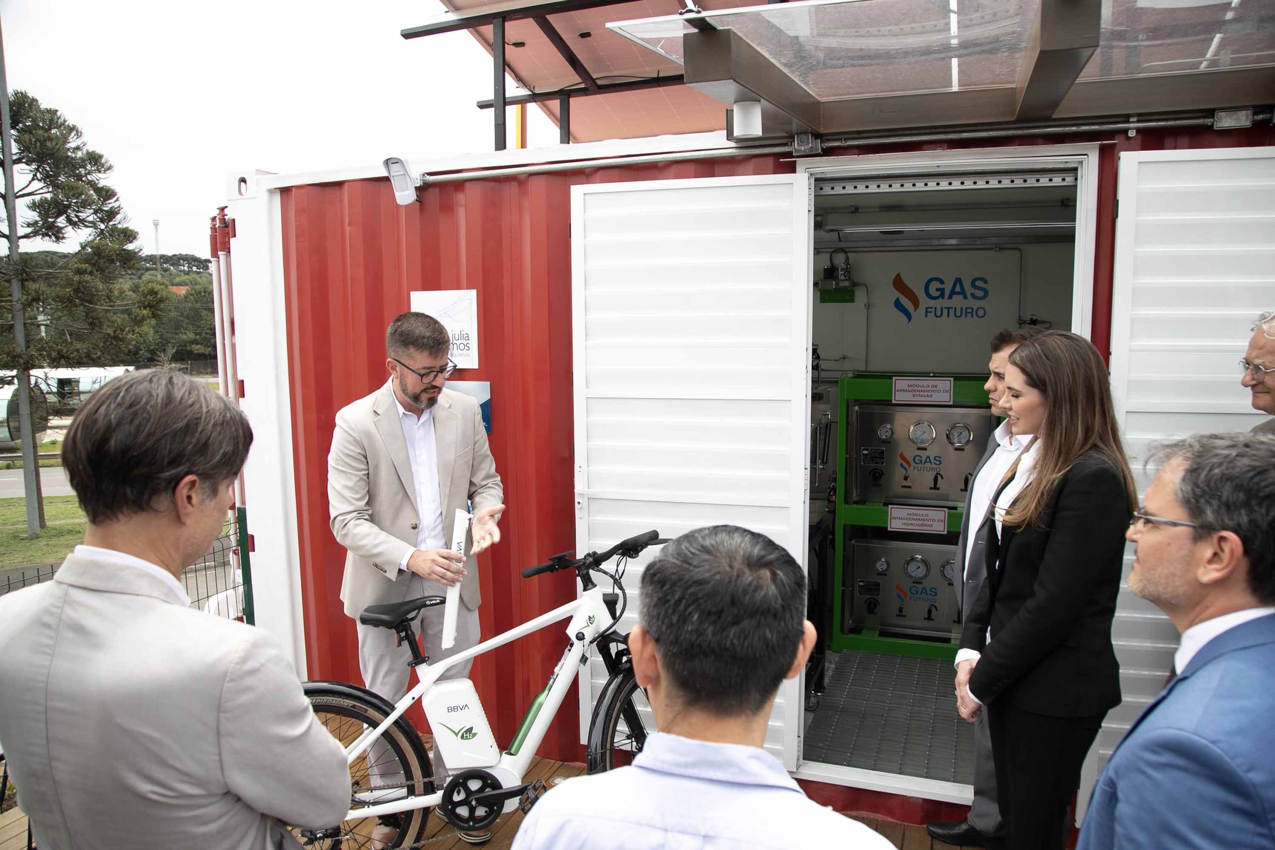 Projeto de hidrogênio renovável apoiado pela Copel coloca o Paraná na vanguarda da transição energética Crédito: Leonardo Tadra Pruner