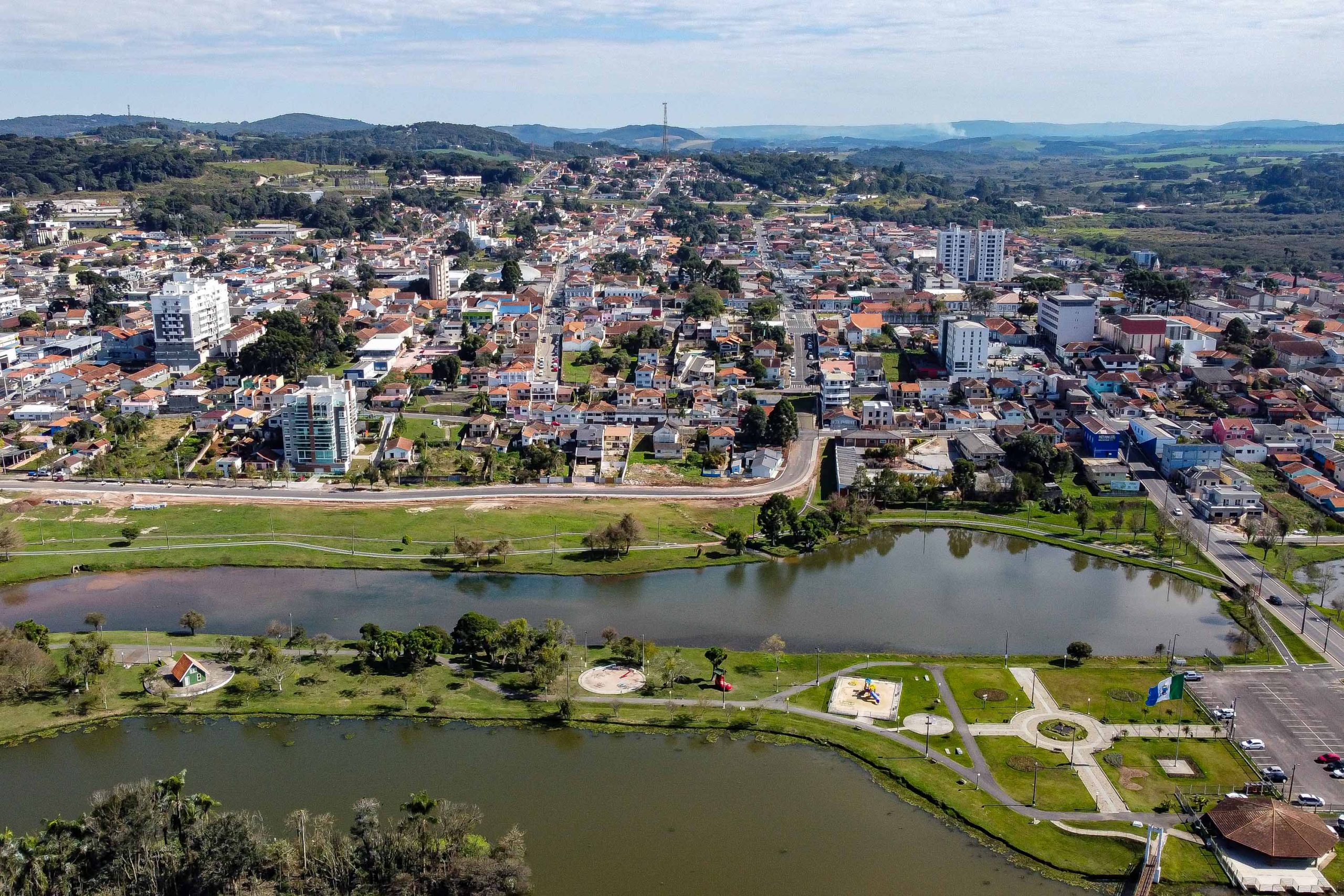Castro em foto atual. No primeiro censo, em 1872, era a cidade mais populosa do Paraná. Crédito: Roberto Dziura Jr/AEN