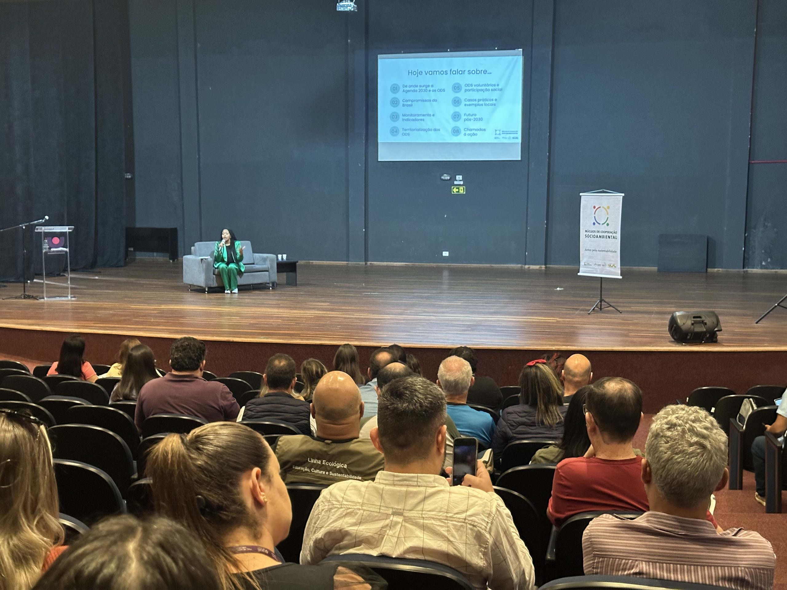 Seminário faz parte da agenda dos Núcleos de Cooperação Socioambiental Crédito: Franciele Mota