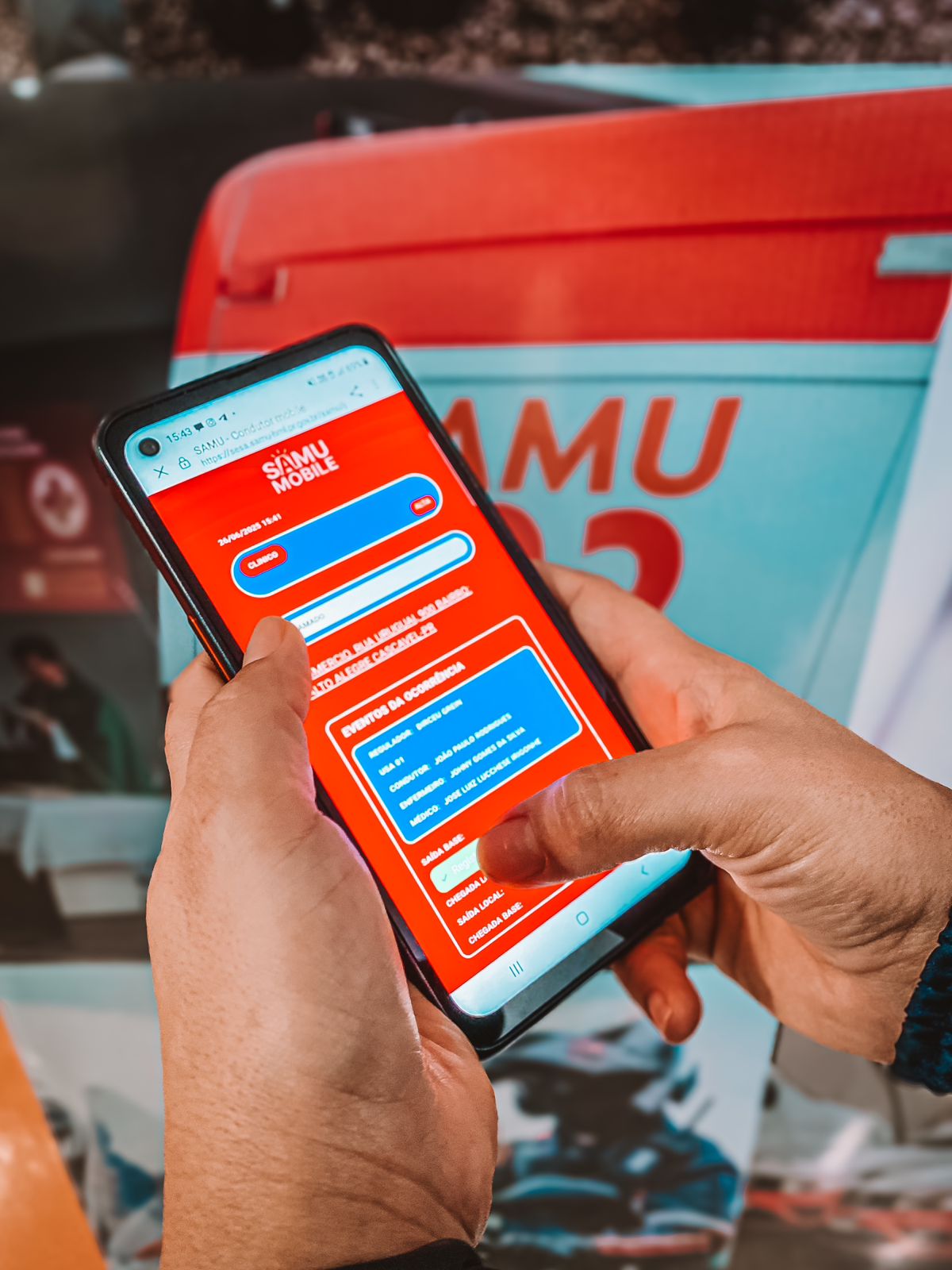 Com essa nova ferramenta é possível agilizar o atendimento em situações de urgência e emergência Crédito: Divulgação Consamu