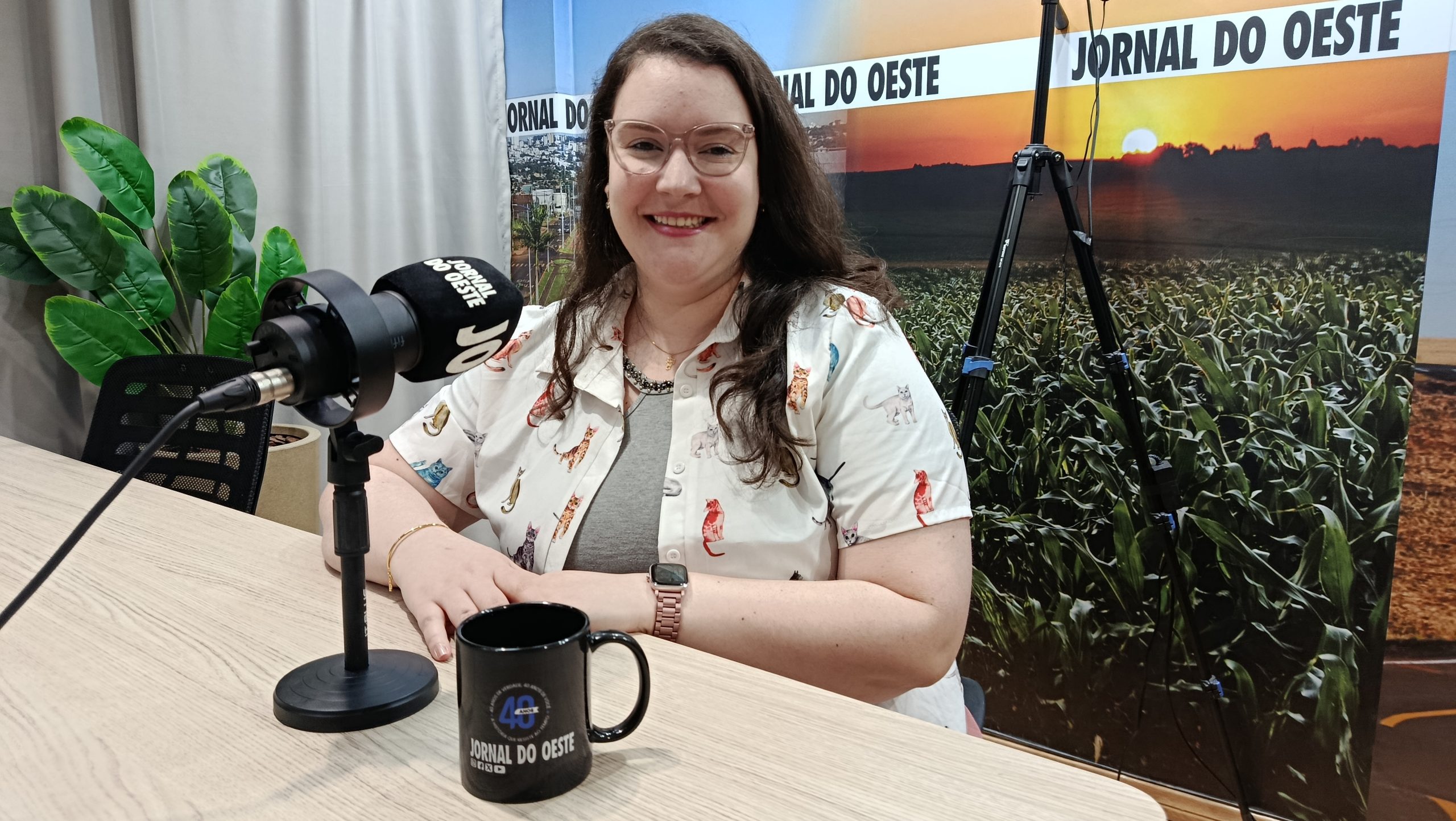 A fonoaudióloga Renata Lawder ressalta os cuidados com a voz Créditos: Joana Magnabosco