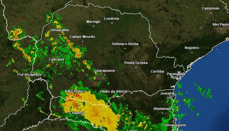 Crédito: Reprodução/Simepar