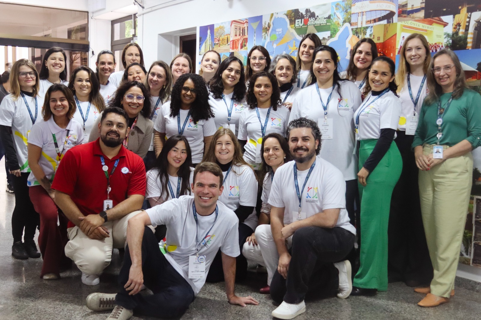 Nutricionistas das regiões de Curitiba e Região Metropolitana e Sul/Serra da Esperança reunidos para a formação. Crédito: Marcos Ribeiro Nami/Vídeo UP-Itaipu Parquetec