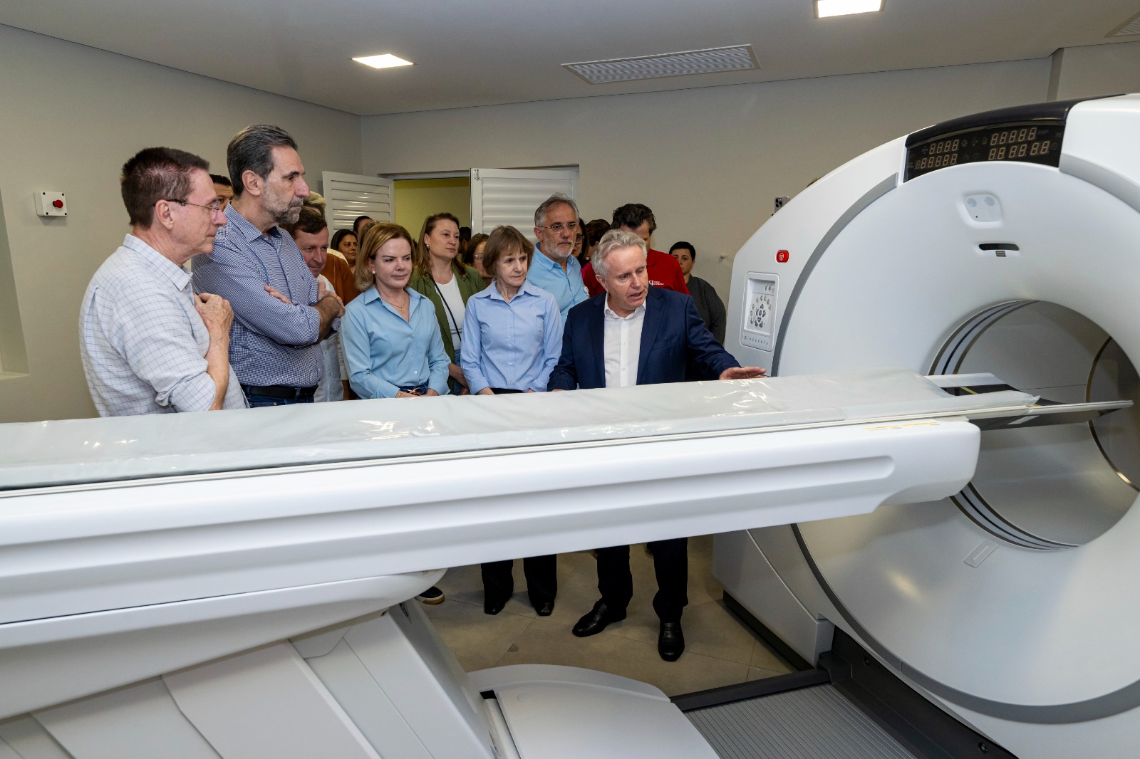 Aparelho de PET-CT entregue em Francisco Beltrão. Crédito: William Brisida/Itaipu Binacional