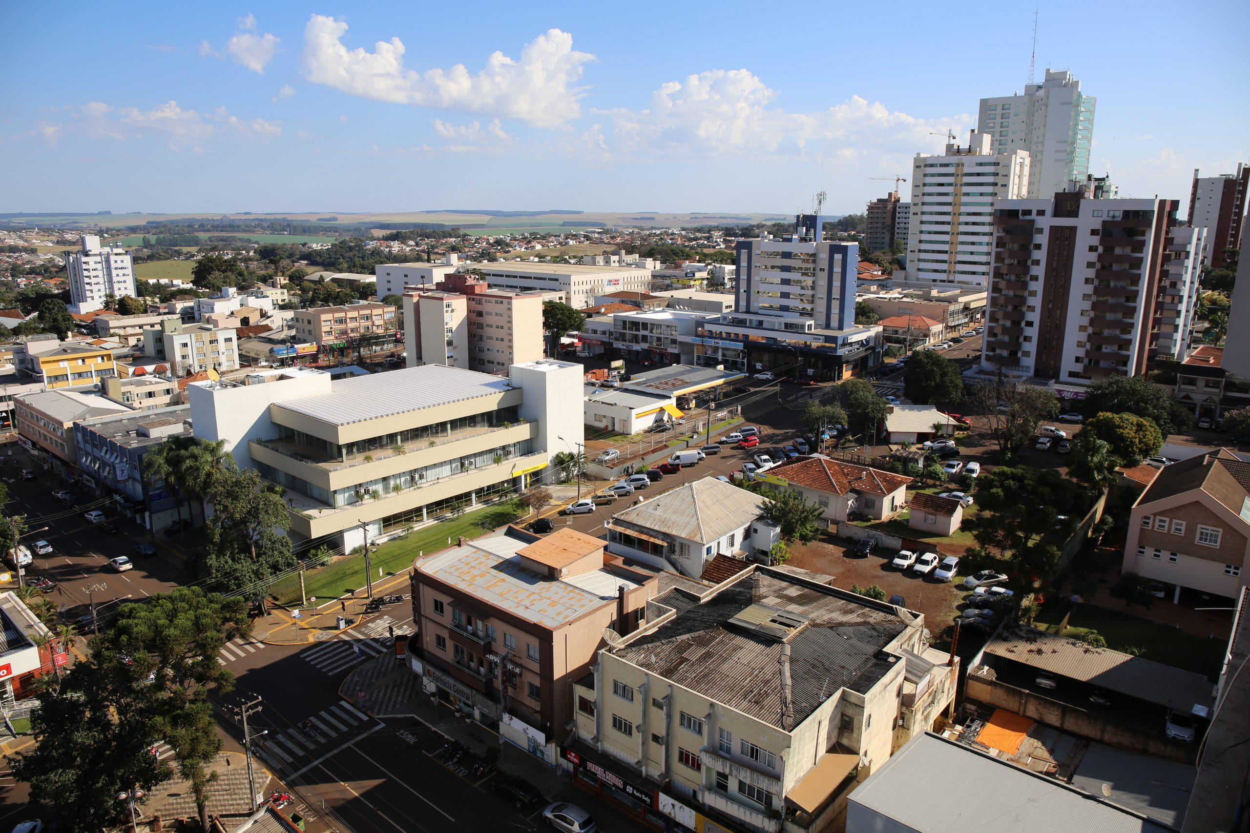 O Município de Toledo vive um ciclo virtuoso de crescimento econômico consistente Crédito: Arquivo JO