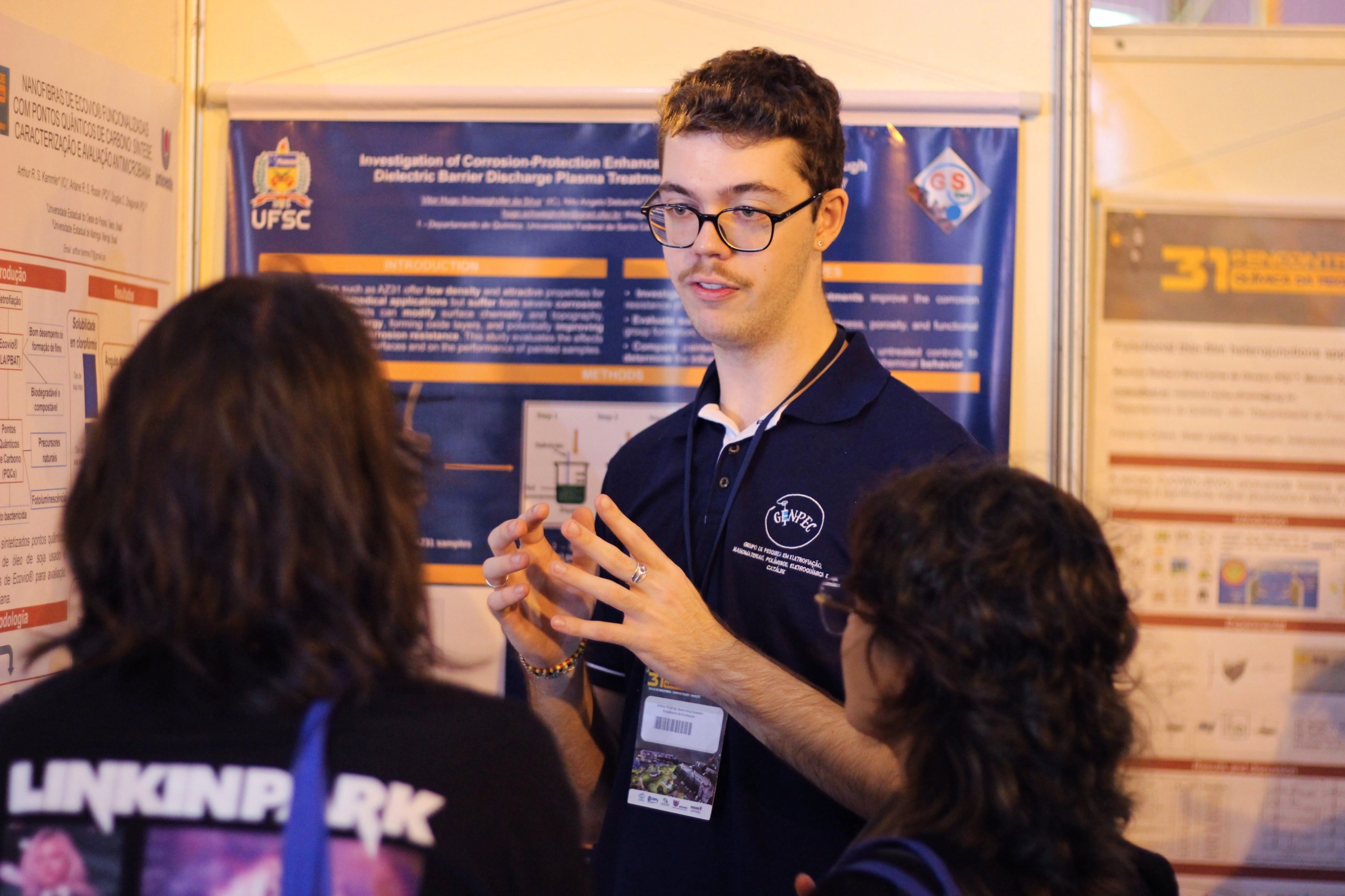 Ao longo dos três dias, o encontro movimentou o campus e promoveu um amplo intercâmbio científico Crédito: Luciano Palagano/Unioeste