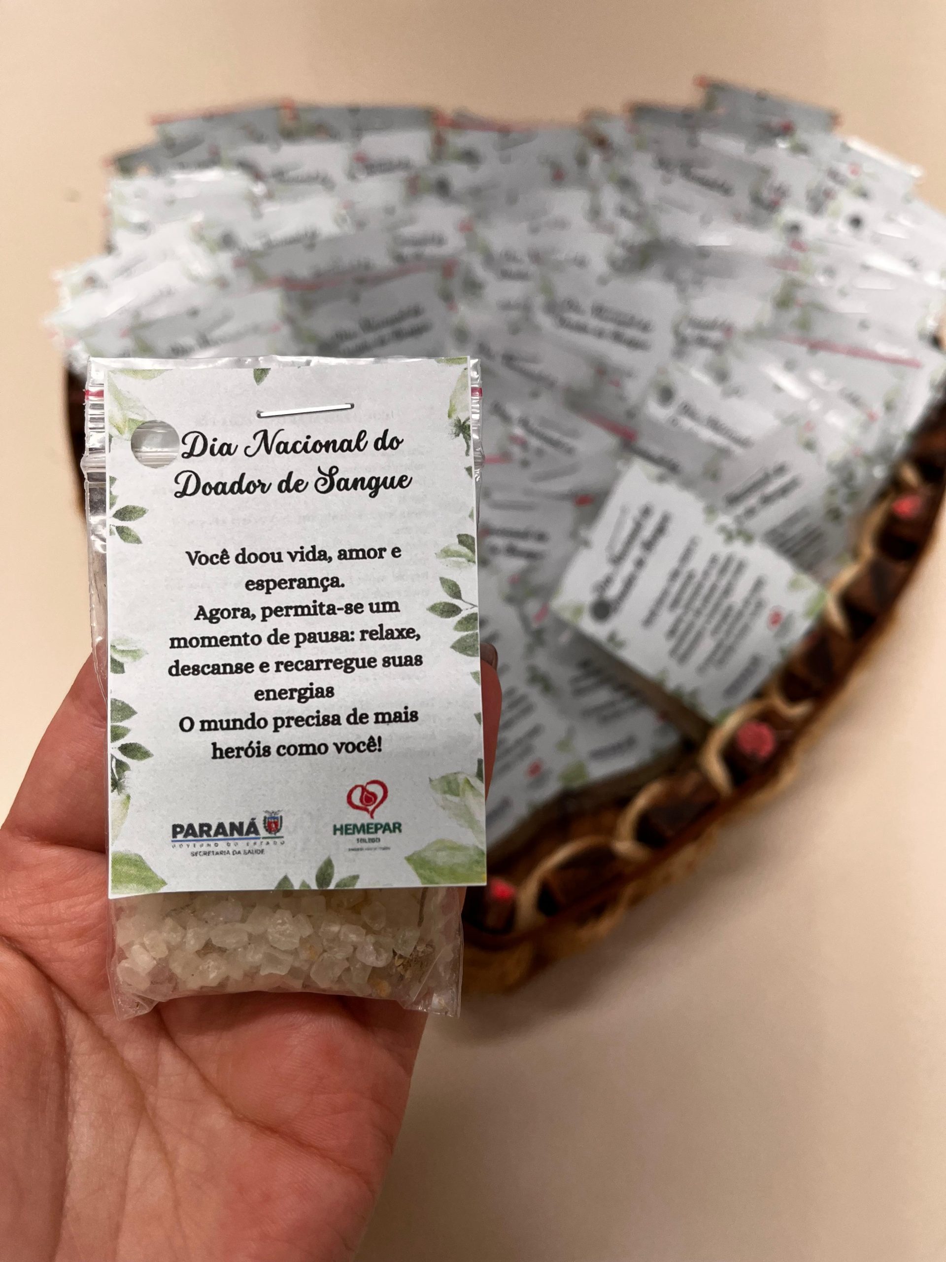 O Banco de Sangue realiza uma programação especial, como forma de reconhecimento, serão distribuídos brindes exclusivos aos doadores Crédito: Divulgação