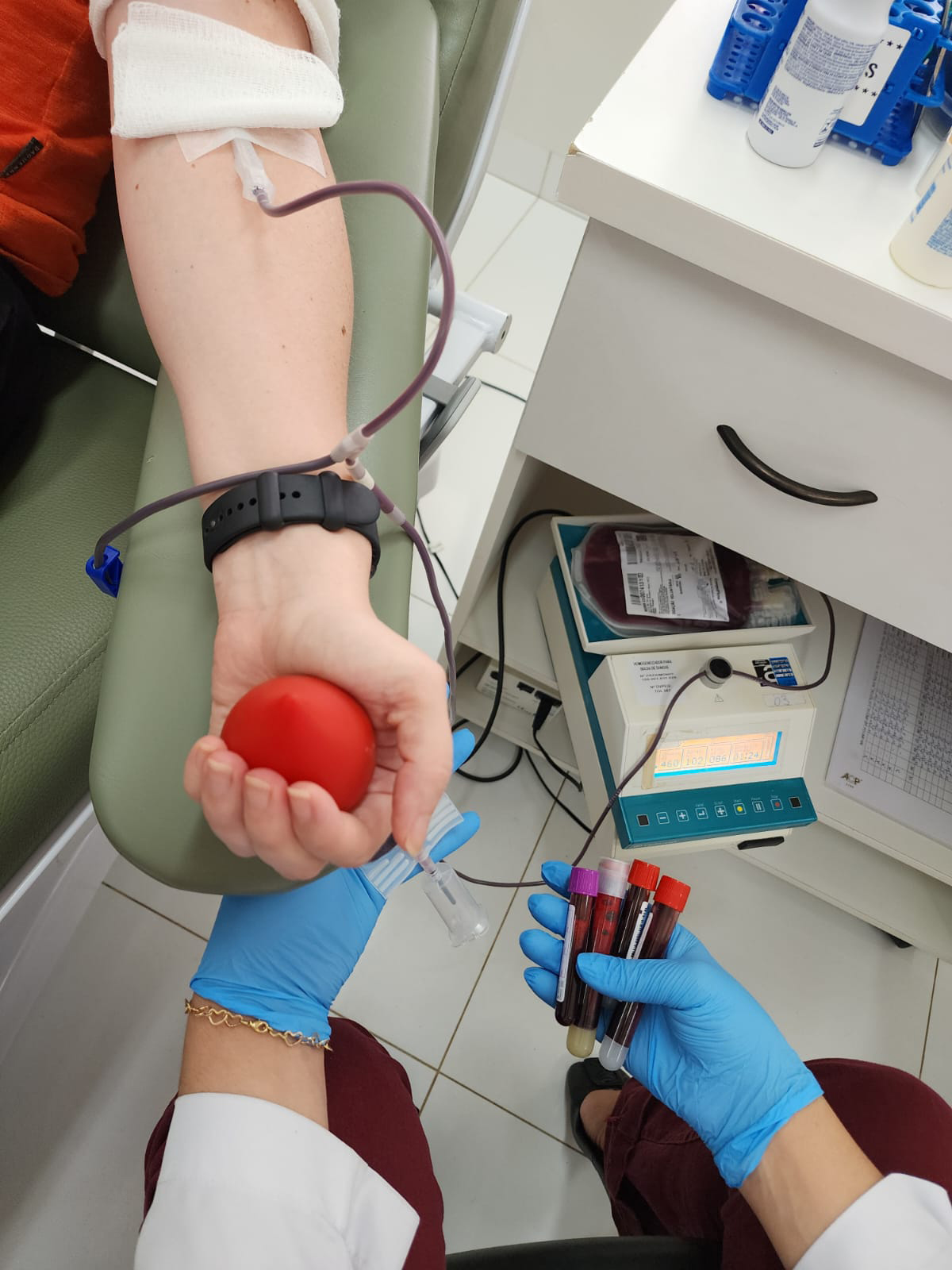Foram 191 doadores na Unidade de Coleta de Toledo – durante a Semana do Doador de Sangue Crédito: Divulgação