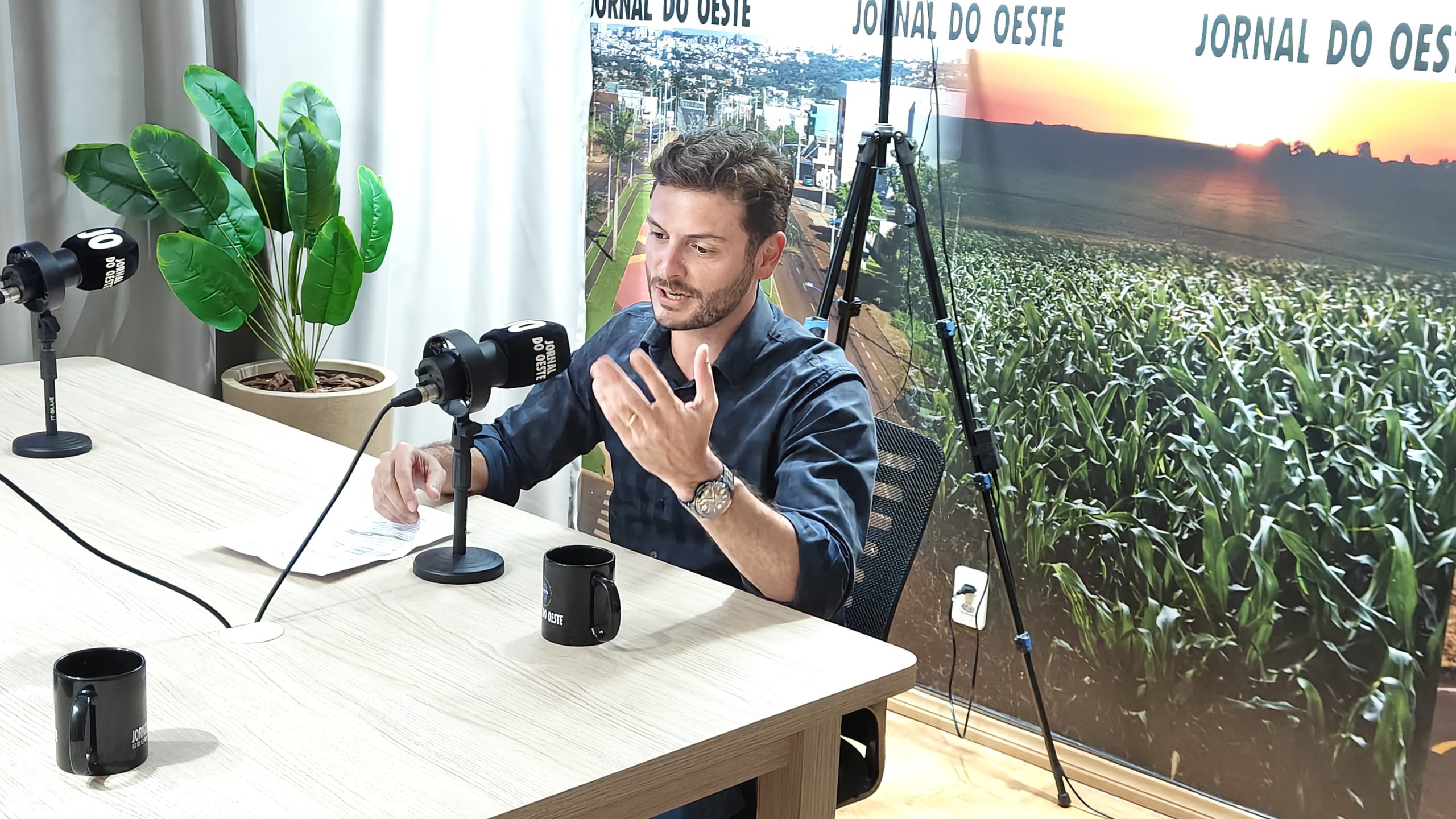 Secretário da Cultura, Gabriel Furlan, em entrevista para o podcast Conversa Oeste conta todos os detalhes da 14ª Virada Cultural Créditos: Marcelo Rocha