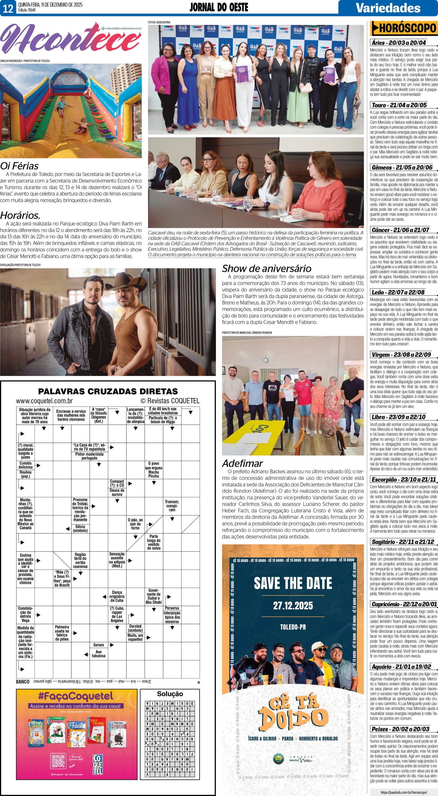 Acontece 11.12.2025