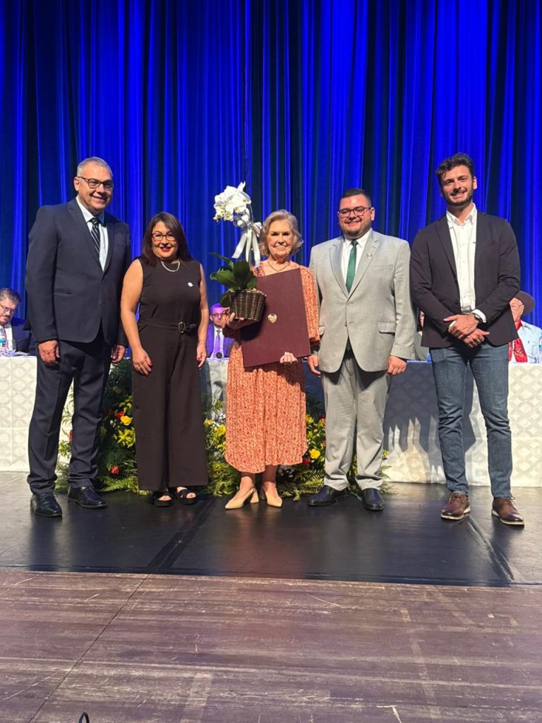 Helga teve papel fundamental no desenvolvimento da Cultura no município Crédito: Guilherme Kaiser - Assessoria do Presidente da Câmara, Gabriel Baierle 