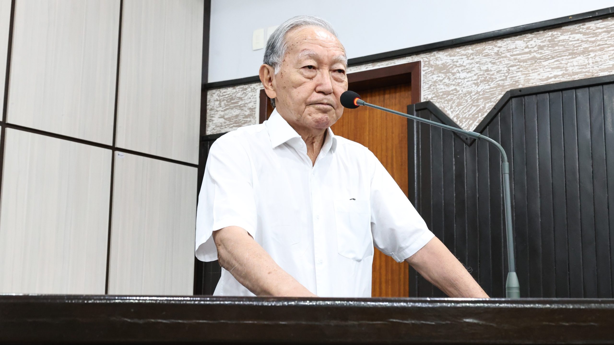 O Dr. Torao participou da audiência pública Crédito: Divulgação