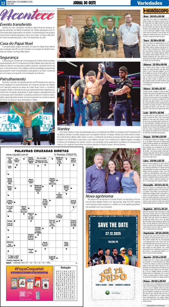 Acontece 17.12.2025