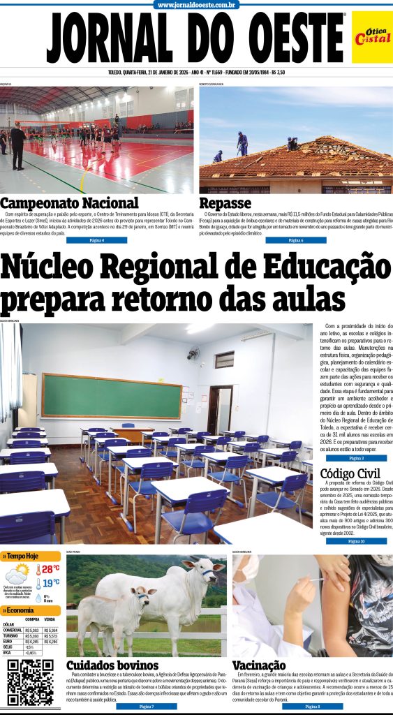 Capa do Dia 21.01.2026