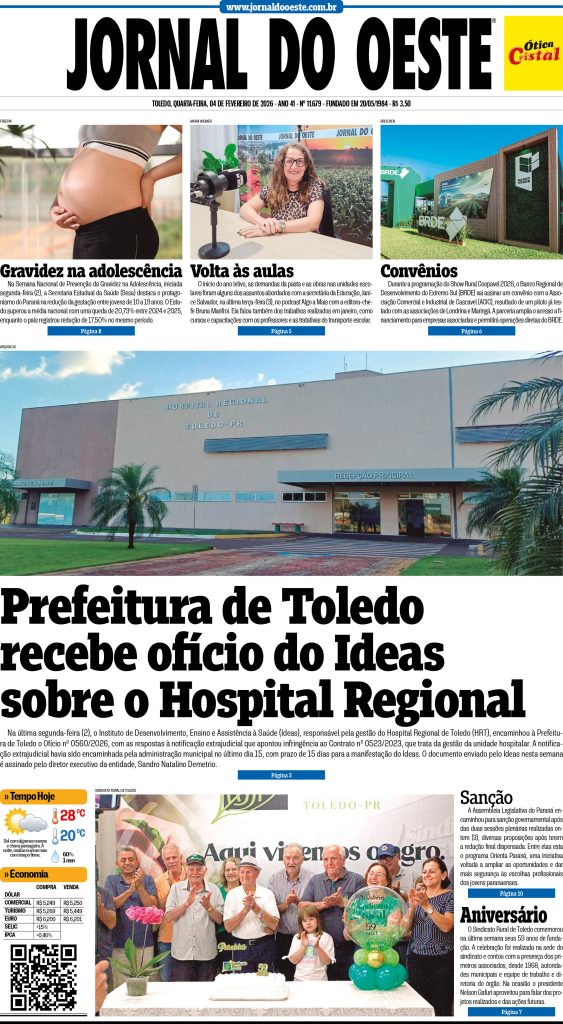 Capa do Dia 04.02.2026